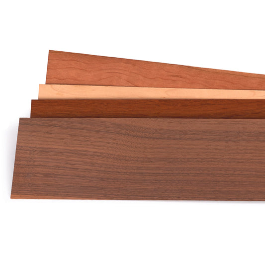 Wood Veneer Pack - 4-1/2 to 7-1/2 W - 3 Square Feet