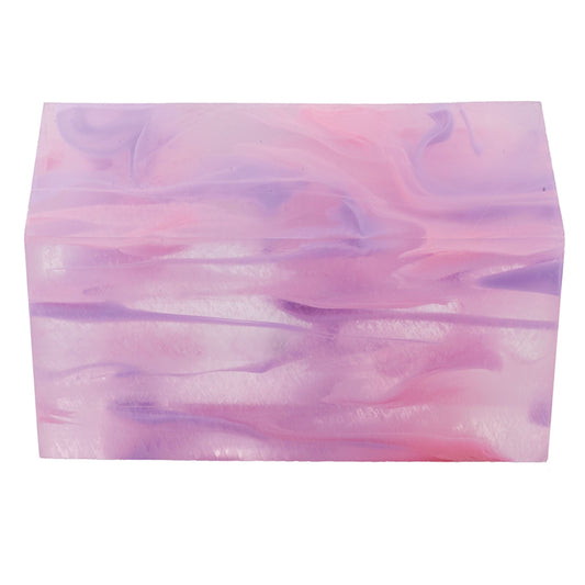 Acrylic Bottle Stopper Blank - 1-1/2 x 1-1/2 x 3  - Cotton Candy Clouds