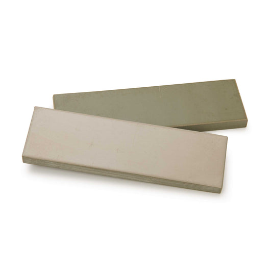 G10 Knife Scales - 8 mm x 1-1/2 x 5 - Green and Tan - Pair