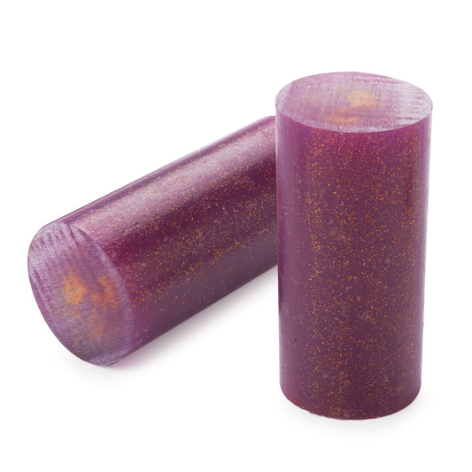 Poly Resin Bottle Stopper Blank - 1-1/2 x 1-1/2 x 3 - Purple Copper