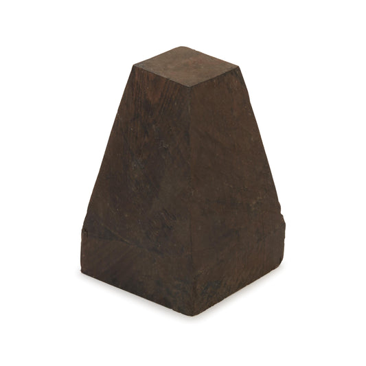 African Blackwood Clarinet Bell Blank - 3-1/4 x 3-1/4 x 4-3/4